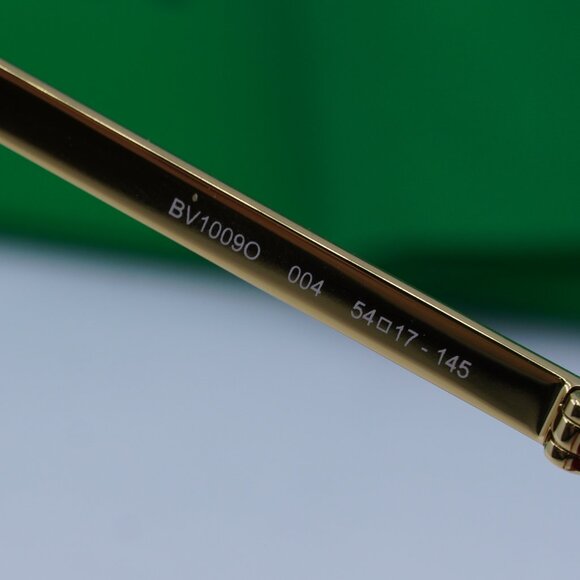 Bottega Veneta BV1009O 004 Square Eyeglasses – Burgundy/Gold 54mm - Picture 9 of 11